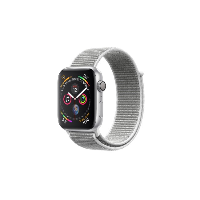 Apple Watch Series 4 GPS 40mm Silver Aluminium Case with Seashell Sport Loop