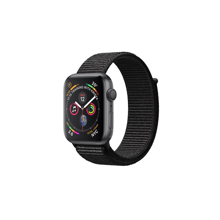 Apple Watch Series 4 GPS 40mm Space Grey Aluminium Case with Black Sport Loop
