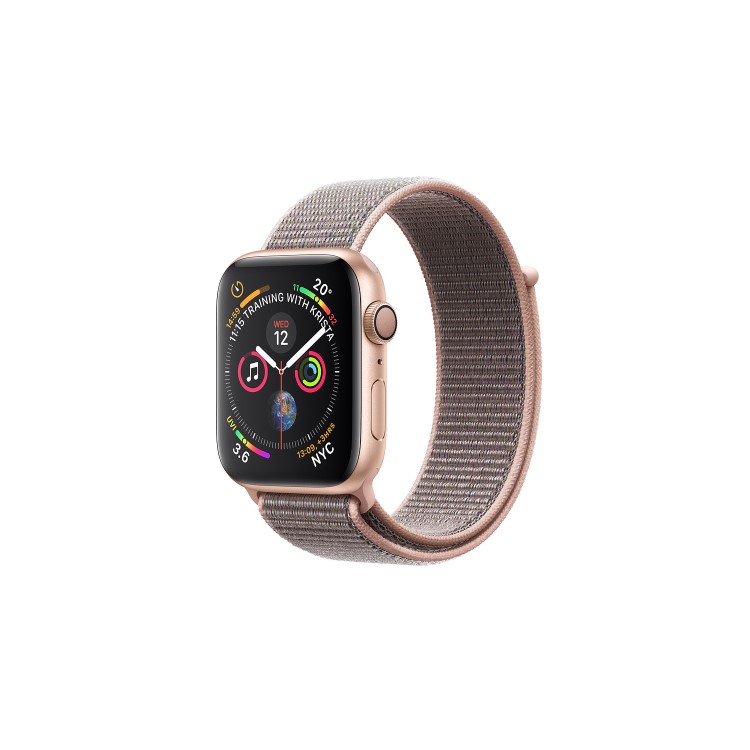 Apple Watch Series 4 GPS 40mm Gold Aluminium Case with Pink Sand Sport Loop