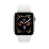 Apple&#160;Watch Series&#160;4 GPS&#160;44mm Silver Aluminium Case with White Sport Band