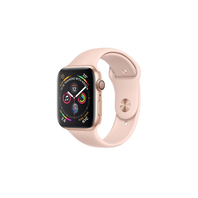 Apple Watch Series 4 GPS 44mm Gold Aluminium Case with Pink Sand Sport Band