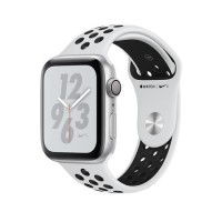 Apple Watch Nike+ Series 4 GPS 44mm Silver Aluminium Case with Pure Platinum/Black Nike Sport Band