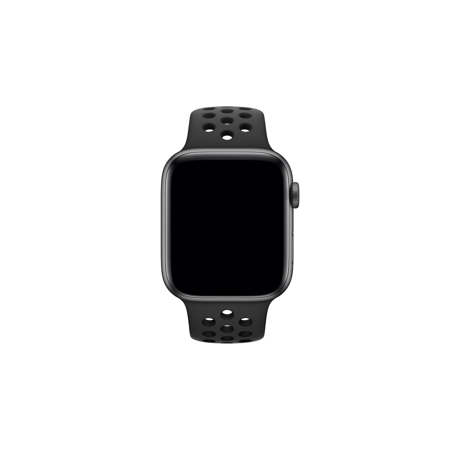 apple watch nike  space grey aluminium case with black nike sport loop