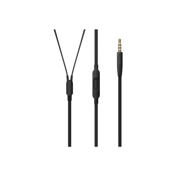 Beats urBeats3 - Earphones with mic - in-ear - wired - 3.5 mm jack - noise isolating - black - for 10.5-inch iPad Pro 12.9-inch iPad Pro 9.7-inch iPad 9.7-inch iPad Pro iPhone 