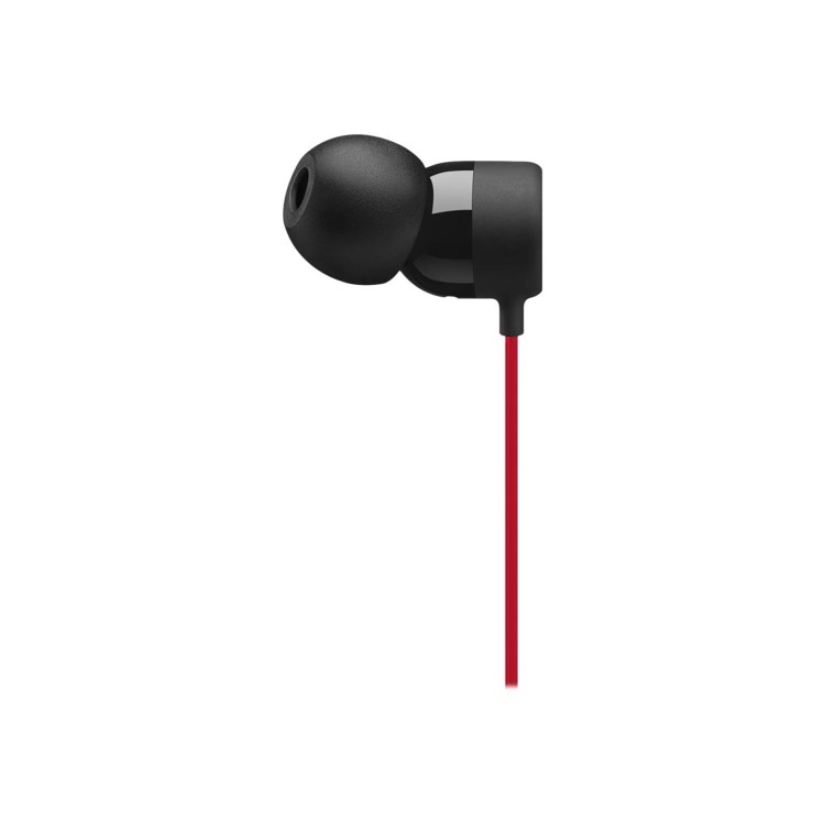 Beats urBeats3 - Defiant Black/Red - Noise Isolating Earphones with Mic - 3.5mm Jack Connection