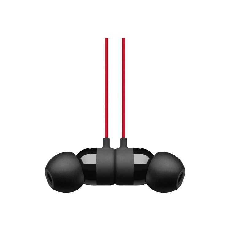 Beats urBeats3 - Defiant Black/Red - Noise Isolating Earphones with Mic - 3.5mm Jack Connection