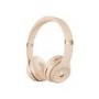Beats Solo3 - Headphones with mic - on-ear - Bluetooth - wireless - noise isolating - satin gold - for 10.5-inch iPad Pro 9.7-inch iPad 9.7-inch iPad Pro iPhone X Xr Xs Xs Ma