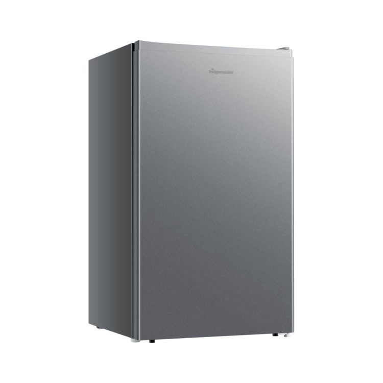GRADE A2 - Fridgemaster 92 Litre Freestanding Under Counter Fridge - Silver