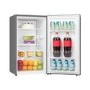 GRADE A2 - Fridgemaster 92 Litre Freestanding Under Counter Fridge - Silver
