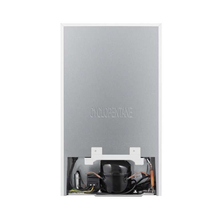 GRADE A2 - Fridgemaster 92 Litre Freestanding Under Counter Fridge - Silver