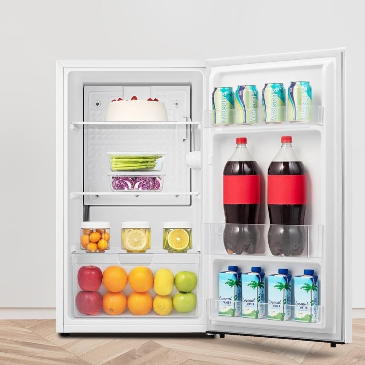 Fridgemaster 92 Litre Freestanding Under Counter Fridge - Black