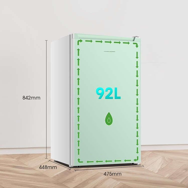 Fridgemaster 92 Litre Freestanding Under Counter Fridge - White