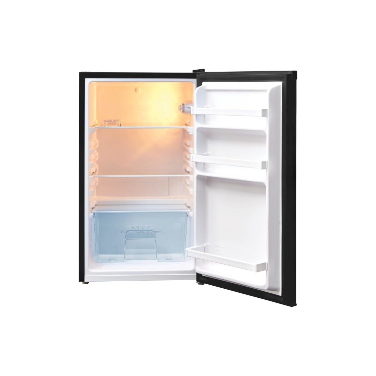 GRADE A3 - Fridgemaster MUL49102B 50cm Wide Freestanding Under Counter Larder Fridge - Black