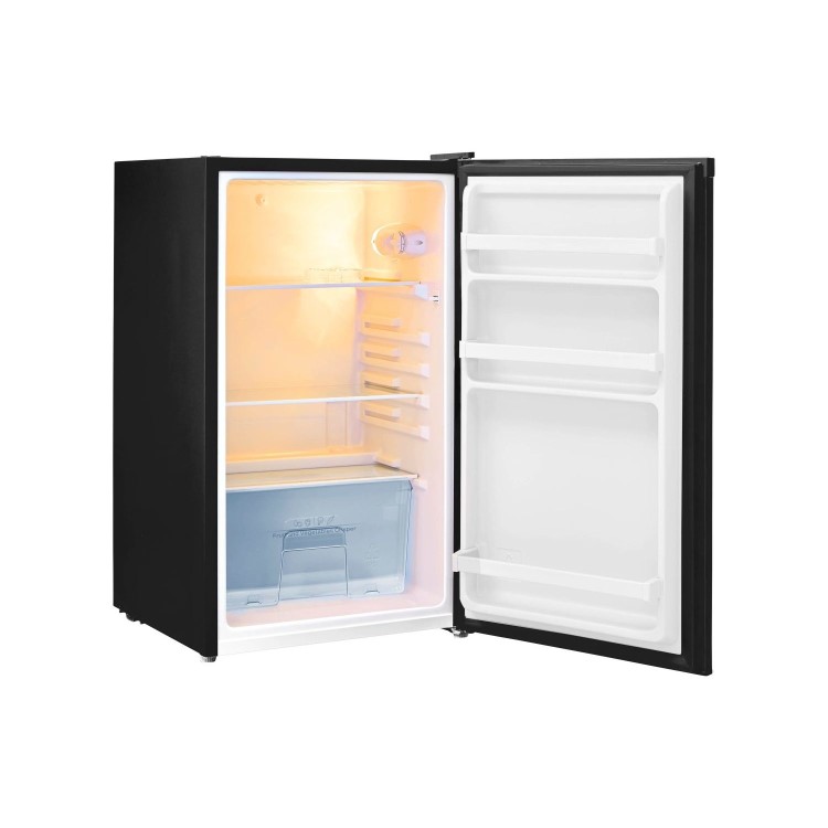 GRADE A3 - Fridgemaster MUL49102B 50cm Wide Freestanding Under Counter Larder Fridge - Black