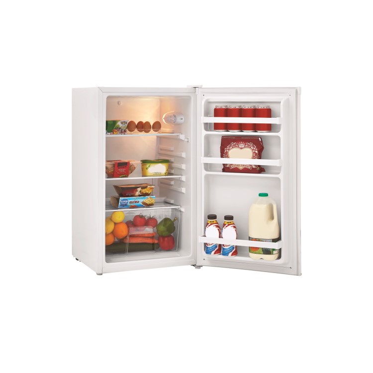 GRADE A1 - Fridgemaster MUL49102 50cm Wide Freestanding Under Counter Larder Fridge - White