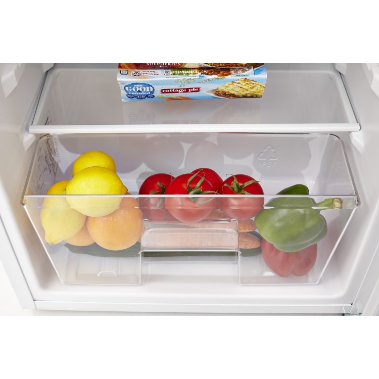 GRADE A1 - Fridgemaster MUL49102 50cm Wide Freestanding Under Counter Larder Fridge - White