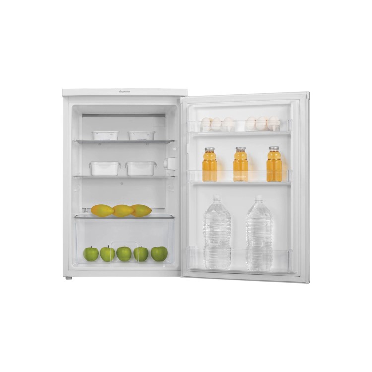 Fridgemaster MUL55137M 85x56cm 130L Under Counter Freestanding Larder Fridge - White