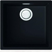 GRADE A2 - Reginox Multa Single Bowl Black Granite Kitchen Sink