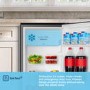 Fridgemaster 82 Litre Freestanding Under Counter Fridge - Silver