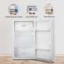 Refurbished Fridgemaster 75 Litre Freestanding Undercounter Larder Fridge - White