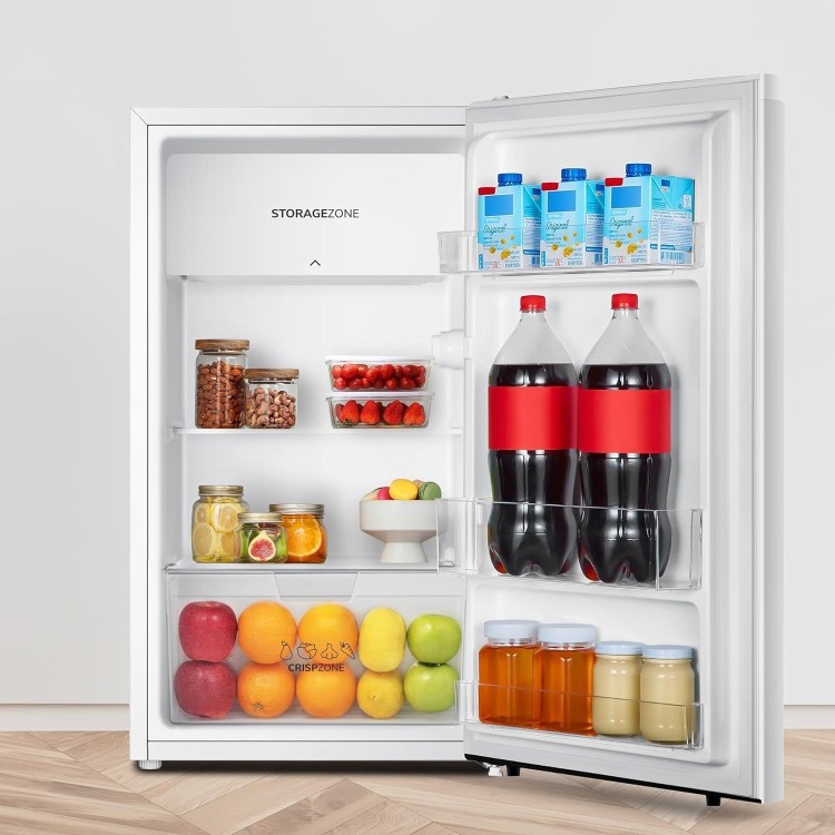 Refurbished Fridgemaster 75 Litre Freestanding Undercounter Larder Fridge - White