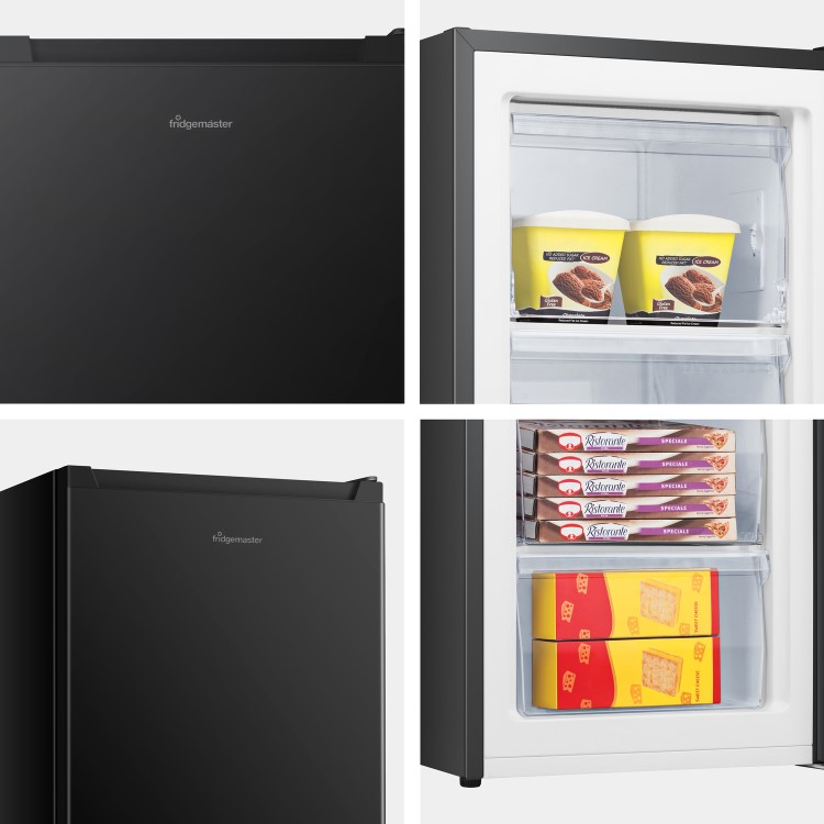 Fridgemaster 61 Litre Freestanding Under Counter Freezer - Black