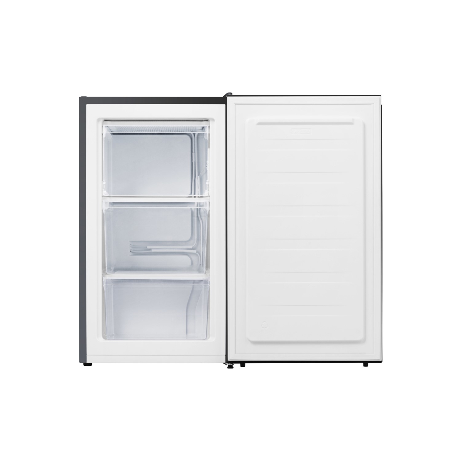 Fridgemaster 61 Litre Freestanding Under Counter Freezer Black