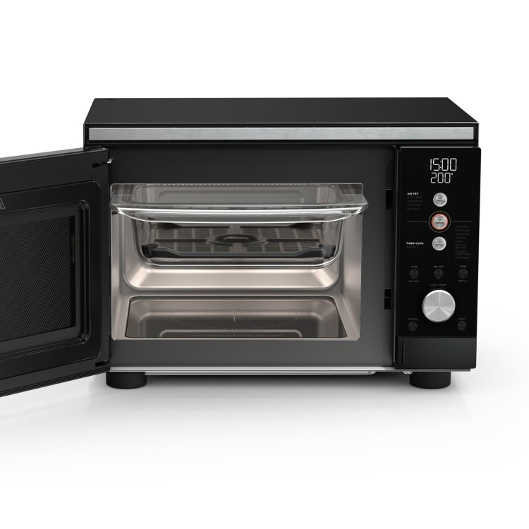 Ninja CRISPi 5.2L Microwave Air Fryer & Oven – Black  3-in-1 Multi-Function Cooker