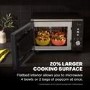 Ninja CRISPi 5.2L Microwave Air Fryer & Oven – Black  3-in-1 Multi-Function Cooker