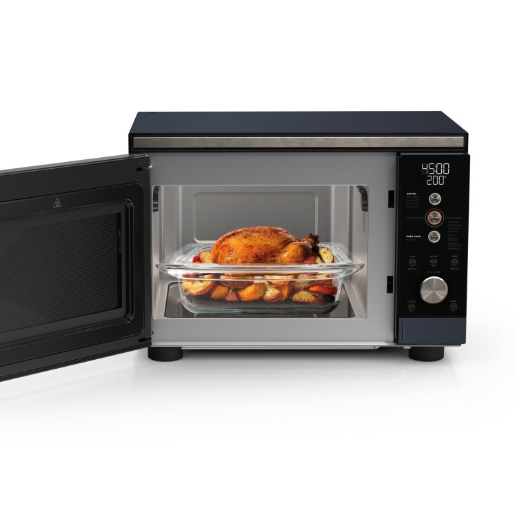 Ninja CRISPi 5.2L Microwave Air Fryer & Oven – Silver  Multi-Function Countertop Cooker