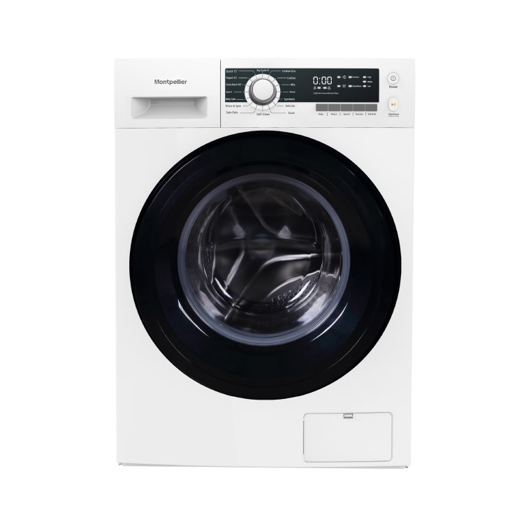 Montpellier MW1040P 10kg 1400rpm Freestanding Washing Machine - White