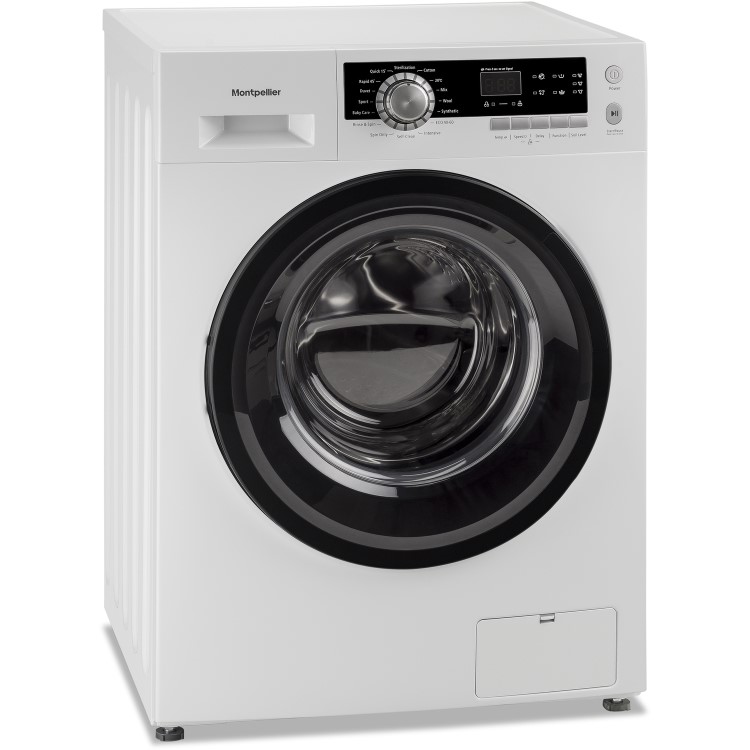 Refurbished Montpellier MW1045W Freestanding 10KG 1400 Spin Washing Machine White