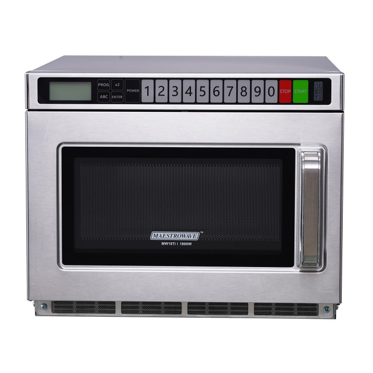 Maestrowave MW18Ti Inverter 1800W Commercial Microwave With Menu Creator Software USB. 13 Amp. 3 Years Full Onsite warranty