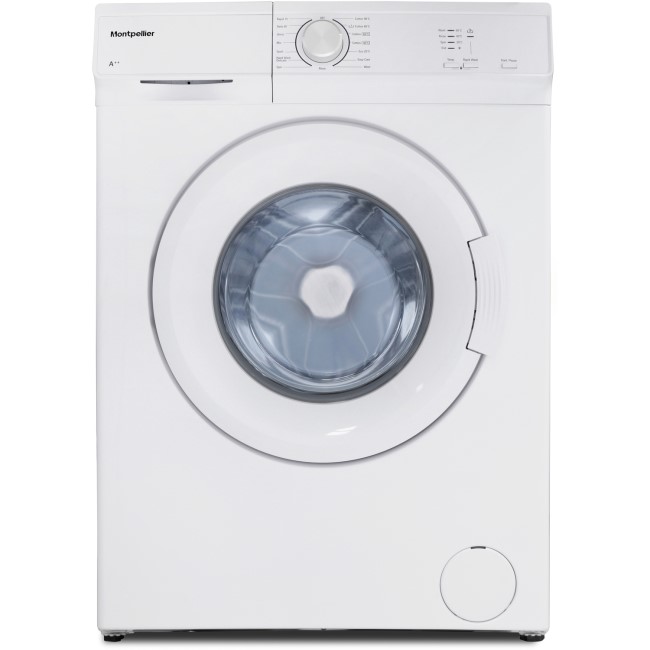 Montpellier MW5101P 5kg 1000rpm Freestanding Washing Machine - White