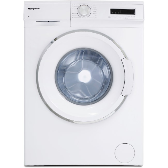 Montpellier MW7120P 7kg 1200rpm  Freestanding Washing Machine - White