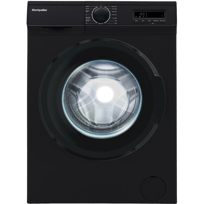Montpellier 7kg 1400rpm  Freestanding Washing Machine - Black