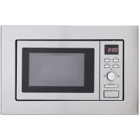 GRADE A2 - Montpellier MWBI17-300 17L 700W Slim Depth Built-in Microwave Oven - Stainless Steel