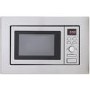 GRADE A2 - Montpellier MWBI17-300 17L 700W Slim Depth Built-in Microwave Oven - Stainless Steel
