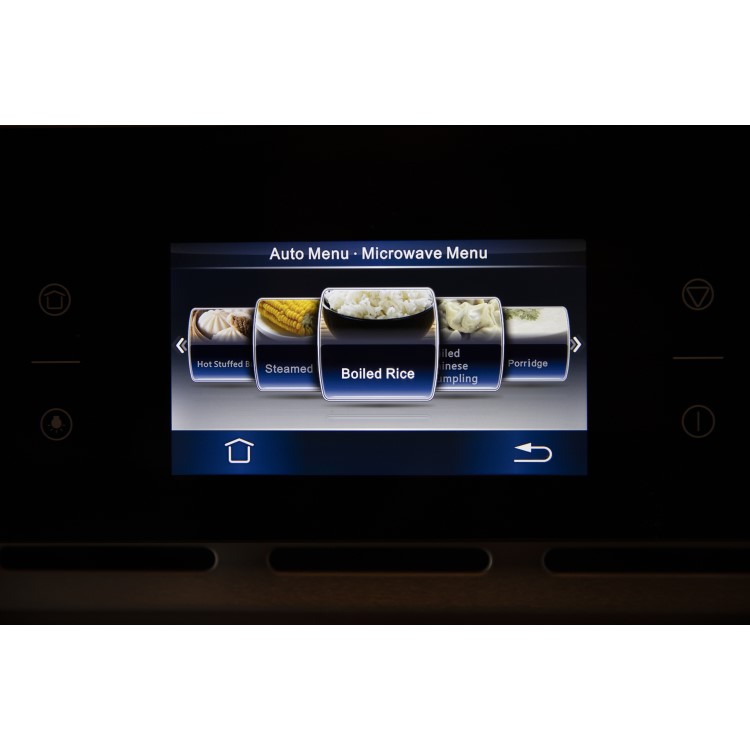 Galanz MWBIUK001B 32L 900W Built-in Combination Microwave Oven With Flatbed Cavity & Colour LCD Touch Screen Display - Black
