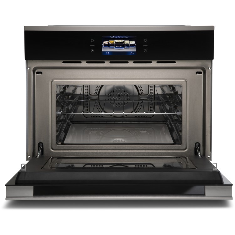 Galanz MWBIUK002SS 32L 900W Built-in Combination Microwave Oven With Flatbed Cavity & Colour LCD Touch Screen Display - Stainless Steel