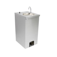 Parry MWBT 15ltr Heated Single Bowl Portable Hand Washing Station - Stainless Steel