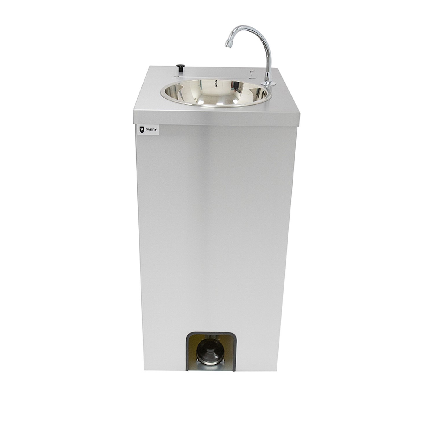 Parry MWBT Heated Single Bowl Portable Handwash Station 15 Ltr Stainless Steel Plug in