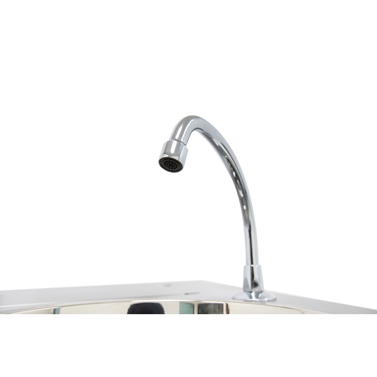 Parry MWBT 15ltr Heated Single Bowl Portable Hand Washing Station - Stainless Steel