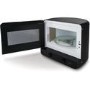 GRADE A1 - Hotpoint MWH1311B 13L 700W Freestanding Curve Microwave Oven Black