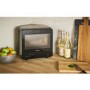GRADE A1 - Hotpoint MWH1311B 13L 700W Freestanding Curve Microwave Oven Black