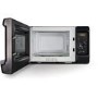 GRADE A1 - Hotpoint MWH2422MB 24L 750W Freestanding Microwave with Grill in Black