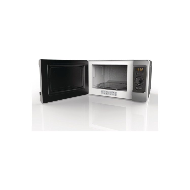 Hotpoint HD Line MWH2422MS 24L 850W Freestanding Microwave with Grill - Silver