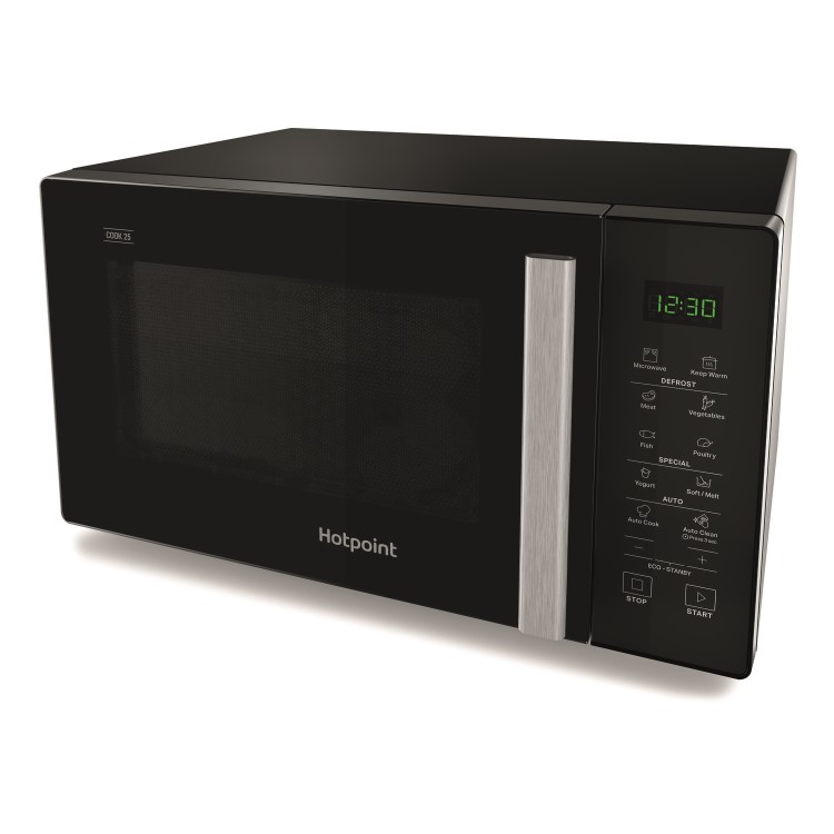 Hotpoint Cook 25L Digital Microwave - Black