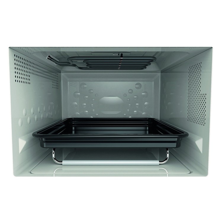 GRADE A2 - Hotpoint MWH26321MB 25L 800W ExtraSpace Crisp Microwave With Grill - Black