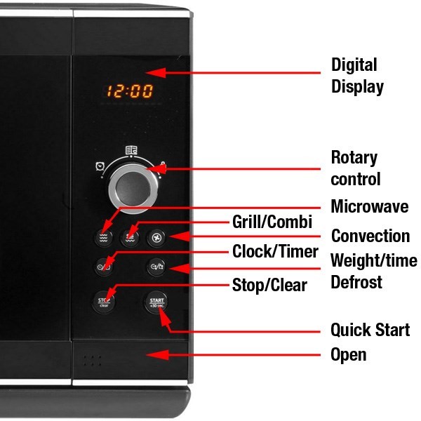 electriQ grill microwave